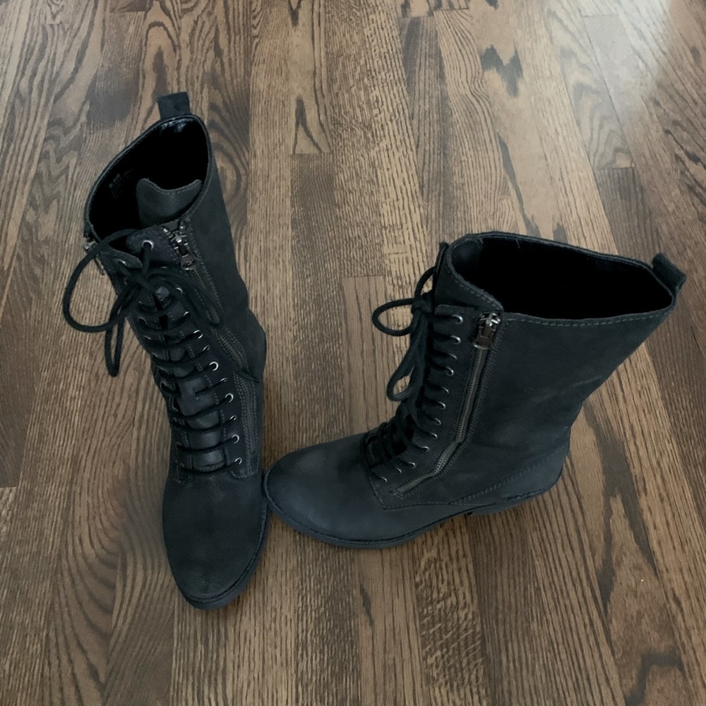 Miss Sixty “Blair” Lace Up Boots